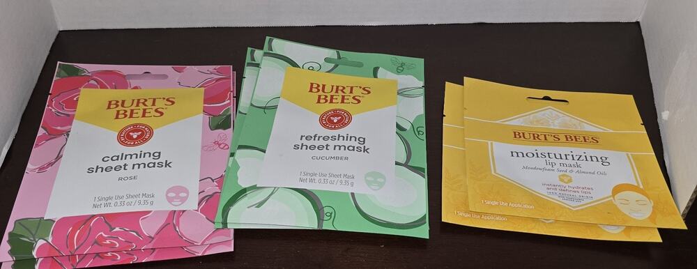 6 Burt Bees Sheet Masks